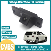 140 Degree Backup Reverse Rear View Camera HD CCD Waterproof For Toyota 4Runner N280 SW4 Hilux Surf 2009~2015 2016 2017 2018