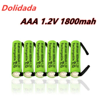 New Ni-Mh 1.2 V AAA Battery, 1800mah, with Solder Pads for Philips Braun Electric Shaver, Razor and Toothbrush