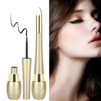 Professional Hengfang 2 In 1 Black Cosmetic Double Ended Eyeliner Pencil Eyeliner Liquid Eye Makeup Beauty Tool