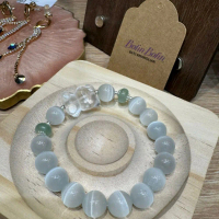 Gelang Batu Kristal || Batu Alam || Aksesoris Batu Kristal || Batu Kristal