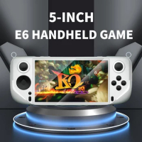 E6 Handheld GAME Console Portable Video Game Support 5-inch IPS 60Hz Screen Retro Gamebox Support PSP PS1 N64 15000 Games