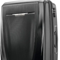 Samsonite Winfield 3 DLX Hardside Expandable Luggage with Spinners, Checked-Medium 25-Inch