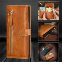 Luxury Leather Zipper Flip Wallet Case For Samsung A32 5G SM-A326B Cover For Samsung Galaxy A32 a 32 5G 6.5" Card Holder Stand