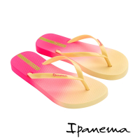 Ipanema-漸層平底人字拖鞋-黃色