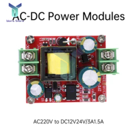36W AC-DC Power Supply Module Buck Converter Step Down Module AC100-240V to DC 24V 12V Voltage Regulator Transformer Inverter