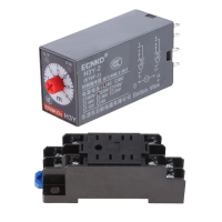 AC 220V H3Y-2 Power On Time Delay Relay Solid State Timer 1.0~30 Min Socket Base