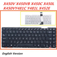 Laptop English Keyboard For Asus X450V X450VB X450C X450L K450V Y481C Y481L X452E notebook Replacement layout Keyboard