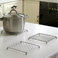 Z017 （1個裝）加厚不鏽鋼隔熱墊 / 水槽邊托盤瀝水架 / 廚房瀝水架