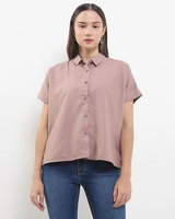 Cardinal Kemeja Loose Fit Wanita D0318P03B 2XL Brown