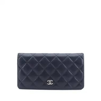 Chanel Classic Long Wallet Bifold Black I16462C