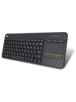 คีย์บอร์ดไร้สาย (สีดำ) รุ่น K400 Plus