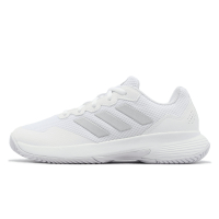 adidas 網球鞋 GameCourt 2 W 女鞋 白 灰 硬地 緩衝 基本款 愛迪達 HQ8476