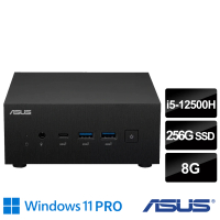【ASUS 華碩】i5十二核迷你電腦(PN64-S5166AV/i5-12500H/8G/256G SSD/W11P)