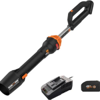 Nitro WG543 20V LEAFJET Leaf Blower Cordless with Battery and Charger, Blowers for Lawn Care Only 3.8 Lbs Cordless Leaf Blower