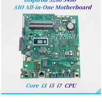 IPWHL-PS Motherboard For DELL Inspiron 22 3280 3480 AIO All in One Motherboard With Core i3 i5 i7 CPU UMA DDR4 CN-0RJJKJ 0NN7HK