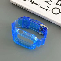 全城熱賣 - 冰川一體透明iwatch錶帶se適用s9蘋果applewatch手錶s8保護殼新款透藍適用 iwatch 49mm（Ultra）