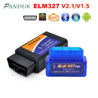 PANDUK Newest ELM327 V1.5 Bluetooth OBD2/obd ii v2.1 Car Diagnostic Car Tools Android Auto Diagnostic Tool Obd2 Scanner