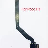 High Quality For Xiaomi Poco F3 Sim Card Reader Connector Flex Cable LCD Screen Connect Mainboard Extended Flex Cable Parts