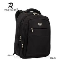 FAST Polo Trands Backpack Expandable 25L 72816 - Tas Ransel Laptop Tas Polo Trands Black