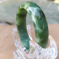 Gelang Batu Giok Hijau Nephrite Jade Aceh