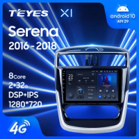 TEYES X1 For Nissan Serena 2016 - 2018 Car Radio Multimedia Video Player Navigation GPS Android 10 No 2din 2 din dvd