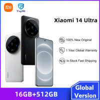 Global Version Xiaomi 14 Ultra 16GB 512GB Snapdragon® 8 Gen 3 NFC 120Hz 6.73" AMOLED Display Support 80W wireless HyperCharge