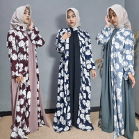 DANAYA - Gamis Dress Rayon || Simple Ready - Aurora Wrap muslimah