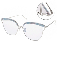 PROJEKT PRODUKT太陽眼鏡 時尚貓眼款/大理石藍-銀#KC-11 C10WG