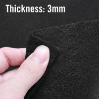 3 Size Thickness 3mm Home Fabric Black Air Conditioner Activated Carbon HEPA Air Purifiers Accessories Purifier Filter Fabric