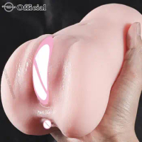 Masturbation For A Man Pocket Pusyy Silicone Vagina Double Channels Sexy Toys 2 In 1 Men's Adult Goods Fake Vagina¨sex Toy Pussy