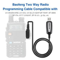 Baofeng CH340 Upgrade USB Programming Cable for Win10 UV-5R UV-82 Radio Baofeng BF-888S GT-3 Walkie Talkie Two Way Radio