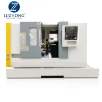 High speed double spindle cnc lathe machine TCK50 Cnc Automatic Lathe Machine from LUZHONG MANUFACTURER