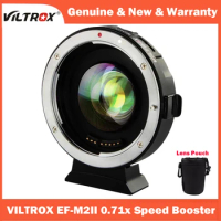 Viltrox EF-M2II Speed Booster Adapter Focal Reducer Auto-focus 0.71x for Canon EF Mount lens to Panasonic Olympus M43 camera