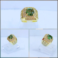 Cincin Green-Moissanite