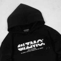 Gizmo Hoodie Cowok SELF ESTEEM Black Bordir Fleece