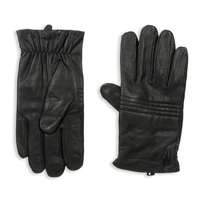 美國百分百【全新真品】Calvin Klein 手套 CK 防寒 保暖 皮質 皮手套 配件 騎士 黑 M L號 F994