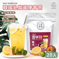 Jo Go Wu 每日飲韓國康普茶-20入(沖泡飲/乳酸菌/低卡路里)
