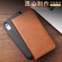 Luxury Business Leather Flip Cover Case for Apple iPhone 7 8 Plus, 13, XS 11, 12 Pro Max XR SE 2020, Card Slots Coque Phone Bag