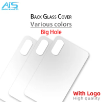 New Big Hole Back Housing Battery Cover Rear Door Glass For iPhone X XS Max XsMax XR Back Glass