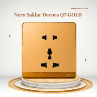 Nero Stopkontak Universal Decora gold, Nero Stop Kontak- Q710UU -G