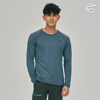ADISI 男圓領透氣快乾保暖中層衣AL2221064 (S-2XL)｜內裡鬆餅紋 磨毛 刷毛 彈性 排汗速乾 機能 休閒