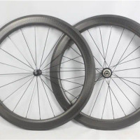 Dimple carbon road bike wheelset clincher carbon wheels dimple rim wheels 58mm oem surface carbon wheelset dimple