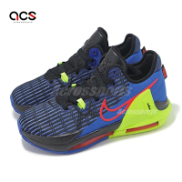 Nike 籃球鞋 LeBron Witness 6 VI GS 大童 女鞋 黑 藍 LBJ 氣墊 緩震  DD0423-405