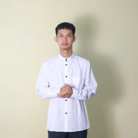 Quba - Kemeja Koko Embos - Putih
