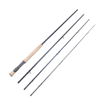 Tideliner 5# Fly Fishing Rod Quality 2.74 m 9ft 99% Carbon Fiber Spinning Pole 4 Sections Tackle