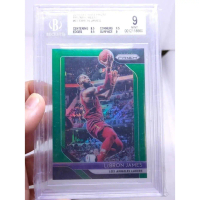 ORIGINAL Kartu Basket 2018 Lebron James Prizm Green HOLO BGS 9 CAVS