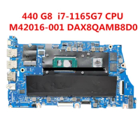 Refurbished For HP ProBook 440 G8 Laptop Motherboard M42016-001 DAX8QAMB8D0 i7-1165G7 MX450 2GB MainBoard