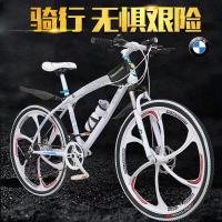 免運 公路車 自行車 單車 騎行車 寶馬山地自行車越野碟剎減震單車越野賽變速青少年代步車公路跑車八折下殺 限時減免 可開發票 加客服賴享受巨額減免金牌保障