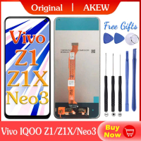 Penggantian Pemasangan Digitizer, Untuk Vivo iQOO Z1 5G, Z1X Neo3, V1986A, V2012A, V1981A, Skrin Pan