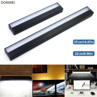 USB Charging Touch Switch Dimmable Night Light Mirror Lights Long Strips Aluminum Wall Lamp For Cabinet Bedside Bathroom Kitchen